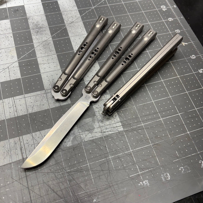 Revolution v2 Balisong - AEB-L Stainless Machine Ground Blade