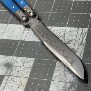 Revolution v2 W2/hamon Weekawk - Blue G10 inserts