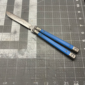 Revolution v2 W2/hamon Weekawk - Blue G10 inserts
