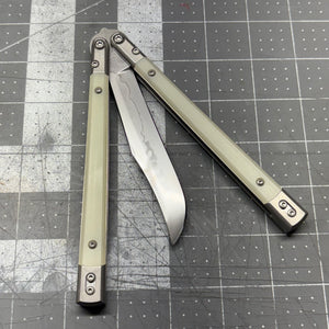 Revolution v2 W2/hamon Bowie - Ghost Jade G10 inserts