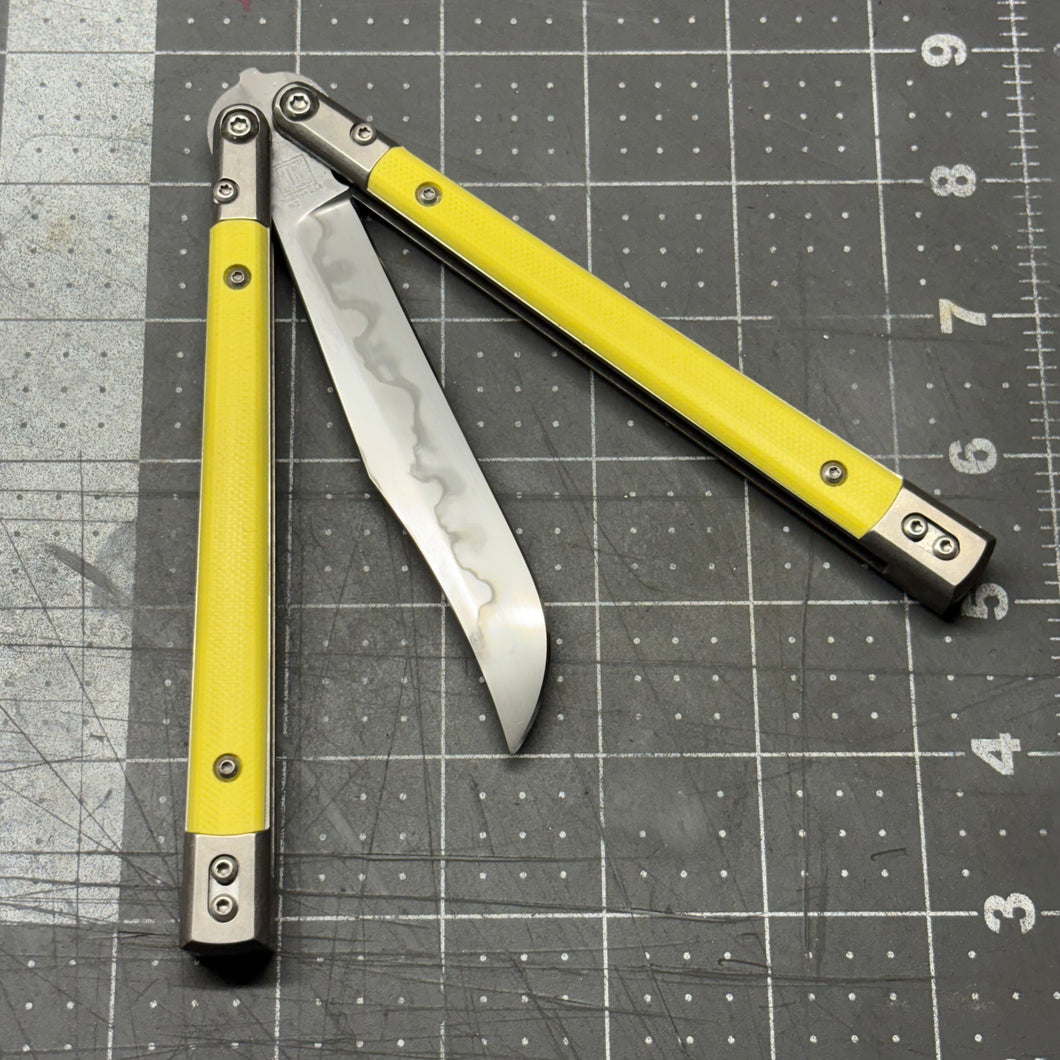 Revolution v2 W2/hamon Bowie - Canary Yellow G10 inserts