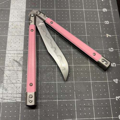 Revolution v2 W2/hamon Recurve Bowie - Pink G10 inserts