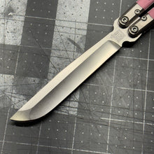 Load image into Gallery viewer, Revolution v2  Hand-ground D2 blade - Pink G10 inserts