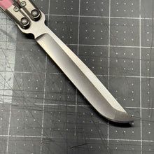 Load image into Gallery viewer, Revolution v2  Hand-ground D2 blade - Pink G10 inserts