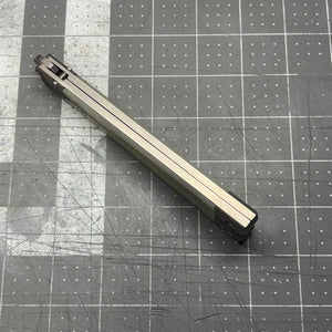 Revolution v2  Hand-ground D2 blade - Ghost Jade G10 inserts
