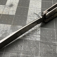 Load image into Gallery viewer, Revolution v2  Hand-ground D2 blade - Ghost Jade G10 inserts