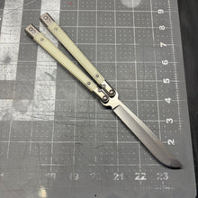Load image into Gallery viewer, Revolution v2  Hand-ground D2 blade - Ghost Jade G10 inserts