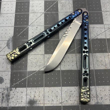 Load image into Gallery viewer, BCv2 - Textured - Blue/Gold Ano - Tanto - Production Blade