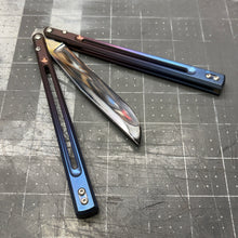 Load image into Gallery viewer, Campanile Anodized - Blue/Purple fade - AEB-L - Hand-Ground LST - Polished