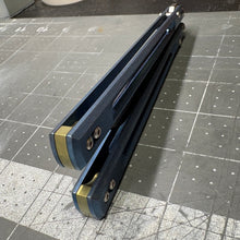 Load image into Gallery viewer, Campanile Anodized - Blue/Gold Spacers - AEB-L - Hand-Ground LST