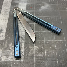 Load image into Gallery viewer, Campanile Anodized - Blue Fade/Gold Spacers - AEB-L - CNC Production blade