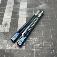 Load image into Gallery viewer, Campanile Anodized - Blue Fade/Blue Spacers - AEB-L - CNC Production blade
