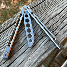 Load image into Gallery viewer, TR - Recurve Bowie Style, Chamfered, 2-piece Channel Handles 10/23