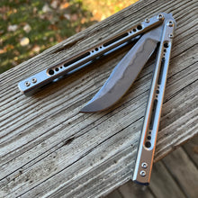 Load image into Gallery viewer, Recurve Bowie W2 w/Hamon - Rounded, 2-piece channel Handles - 10/23