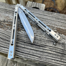 Load image into Gallery viewer, Revolution Gen. 2 - W2 w/hamon and Ti &#39;Recurve Bowie&#39; Handles