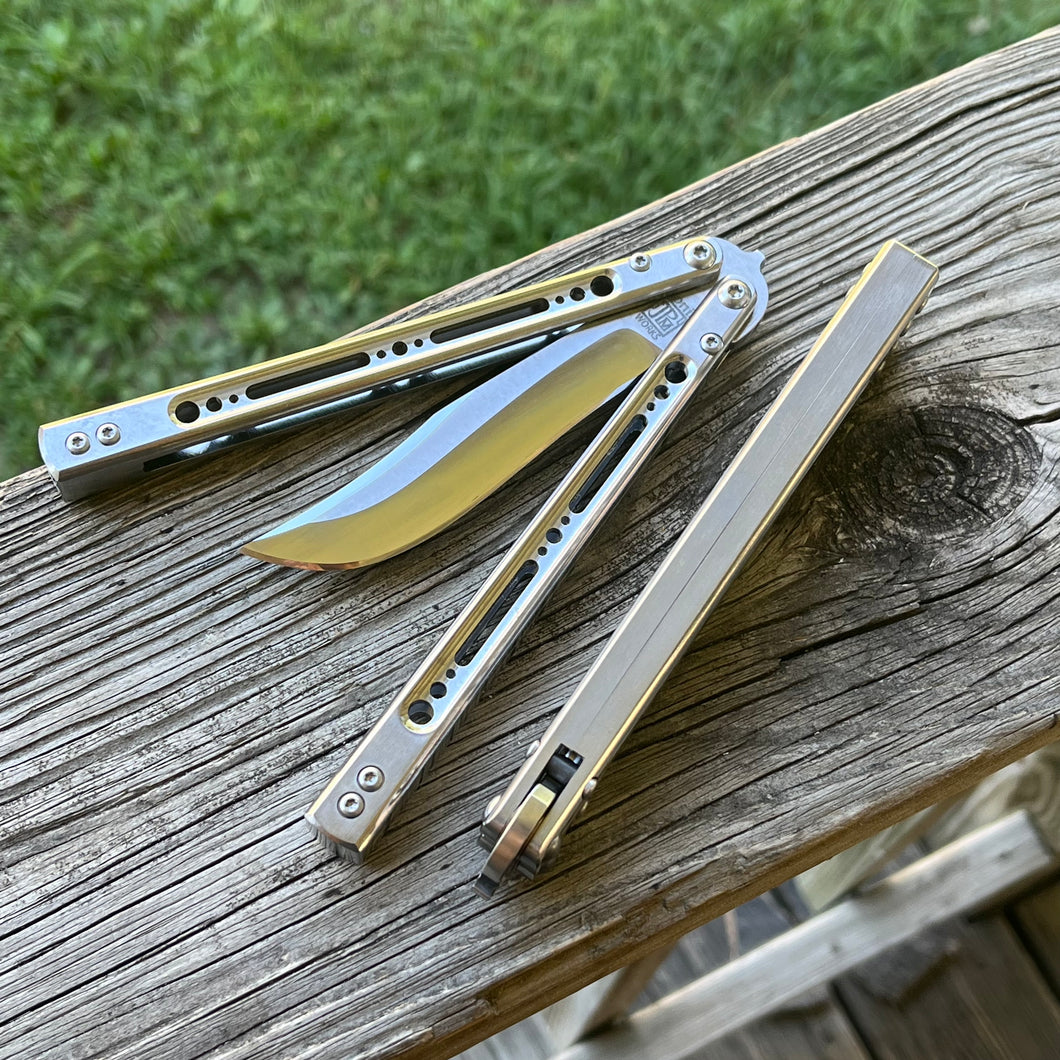 Recurve Bowie Balisong